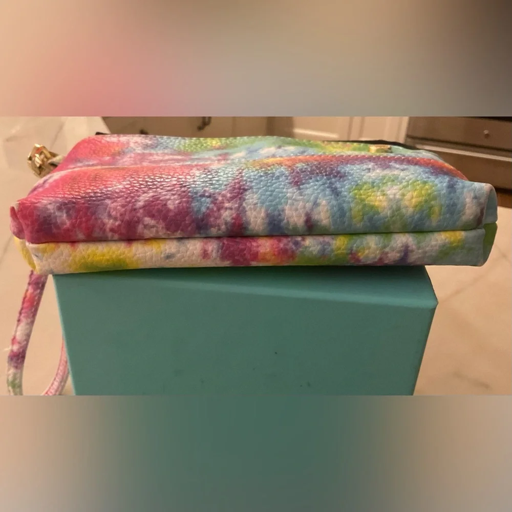 Steve Madden Rainbow tie dye wristlet